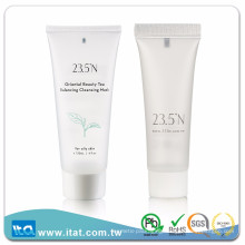 Transparent clear laminated plastic tube packaging for cosmetic